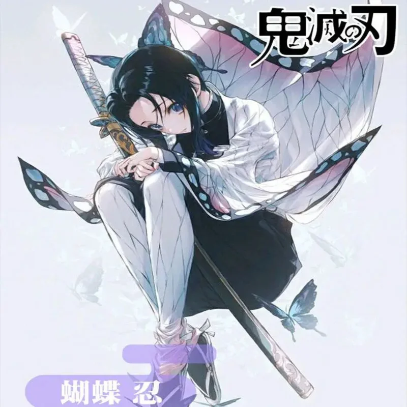 شيطان القاتل تأثيري العمود الفراشة مجموعة كاملة من الرسوم المتحركة كوس معطف شبح قتل فريق موحد للأطفال الكبار