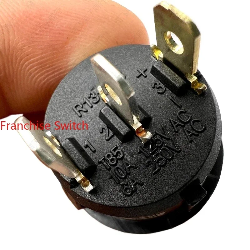 20PCS R13-208 Automotive Electrical Accessories Yellow Light Rocker Ship Switch AC