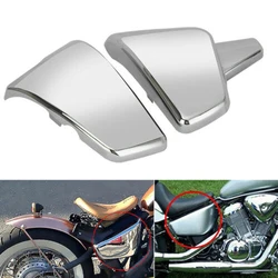 Motorcycle Chrome Battery Side Faring Cover For 1999-2007 Honda Shadow VLX 600 VT600C VT600CD Deluxe