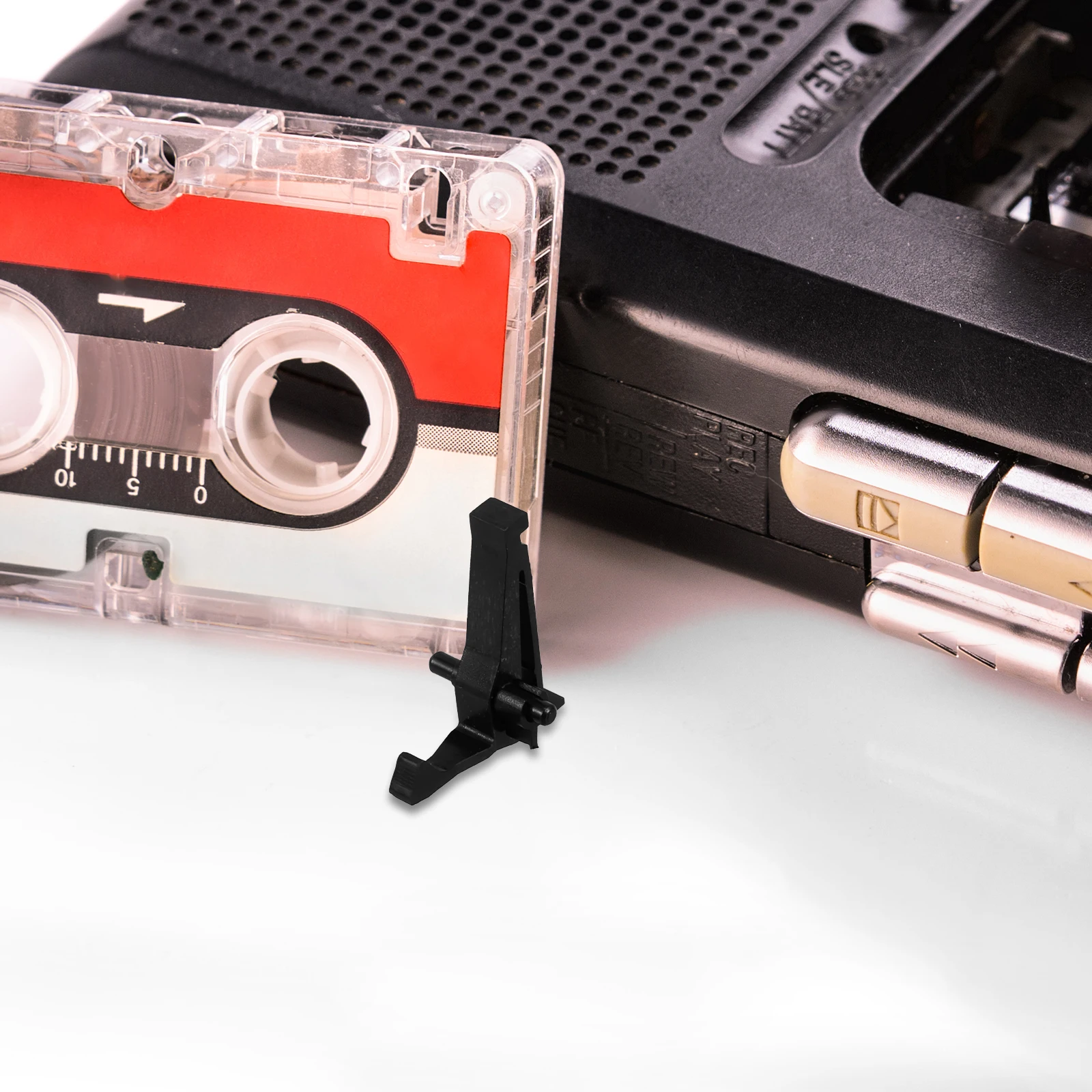 

6pcs Muting Switch Plastic Cassette Player Accessories Recorder Anti Mistake Parts Tape Recorder Supplies