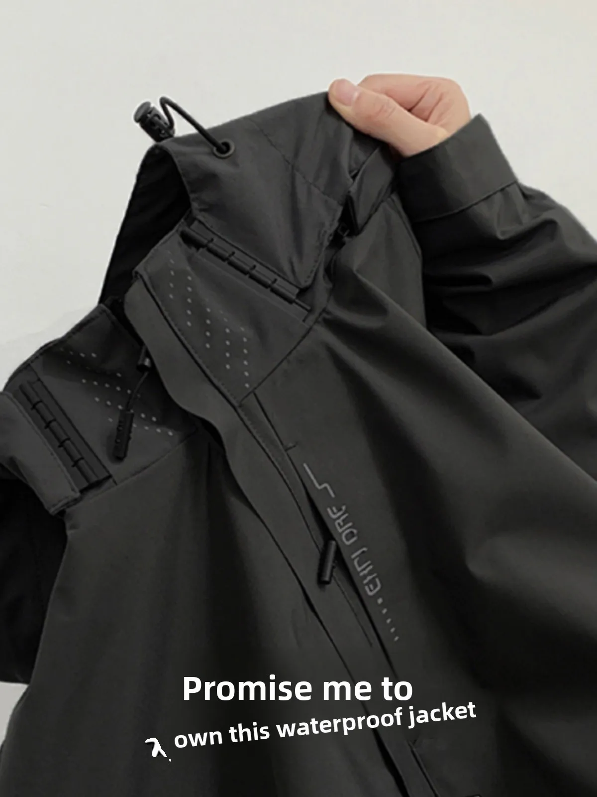 

Винтажная мужская куртка-трансформер «Три в одном» в американском стиле, черная, для активного отдыха, из полиэстера, ветрозащитная, на молнии