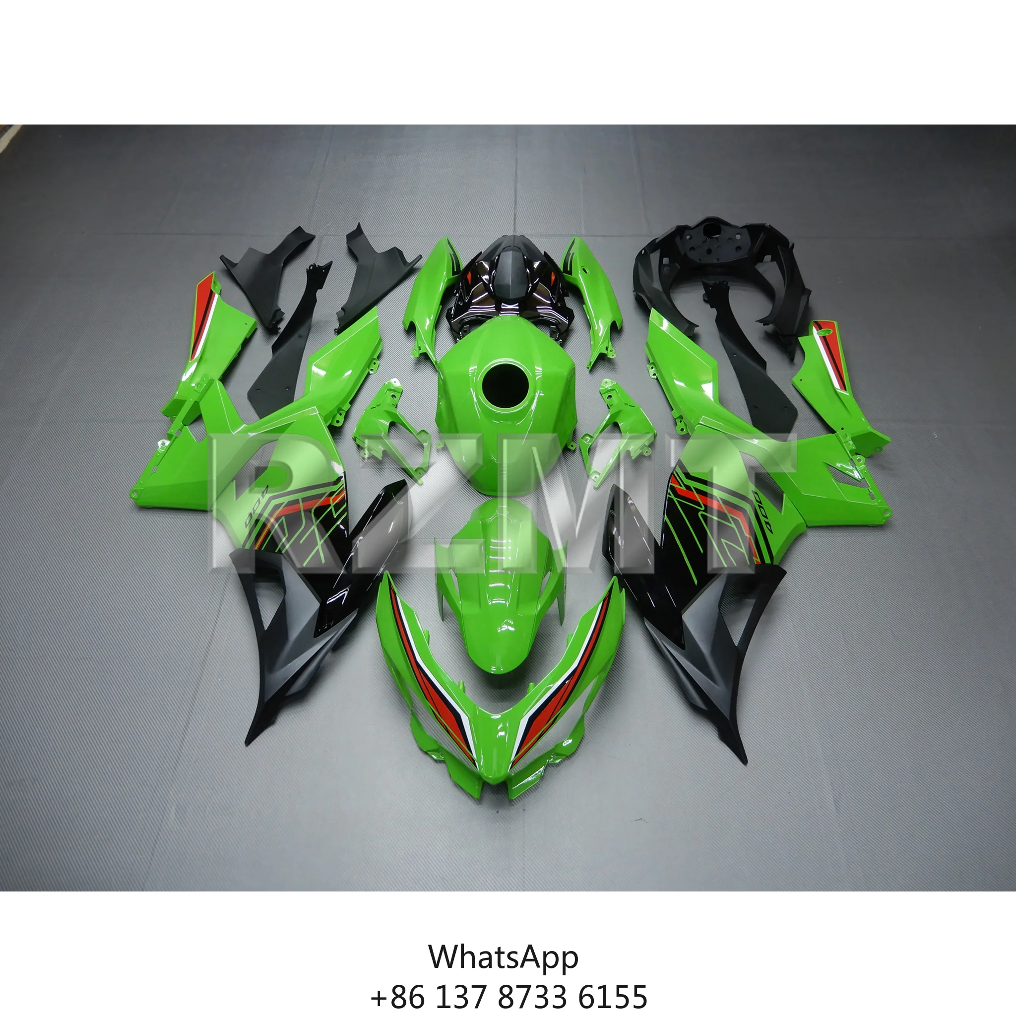 For Kawasaki Ninja400 Ninja250R 2018-2026 Ninja 400 250R Motorcycle Fairings Kit ABS Injection Customized Fairing N400R-3003C