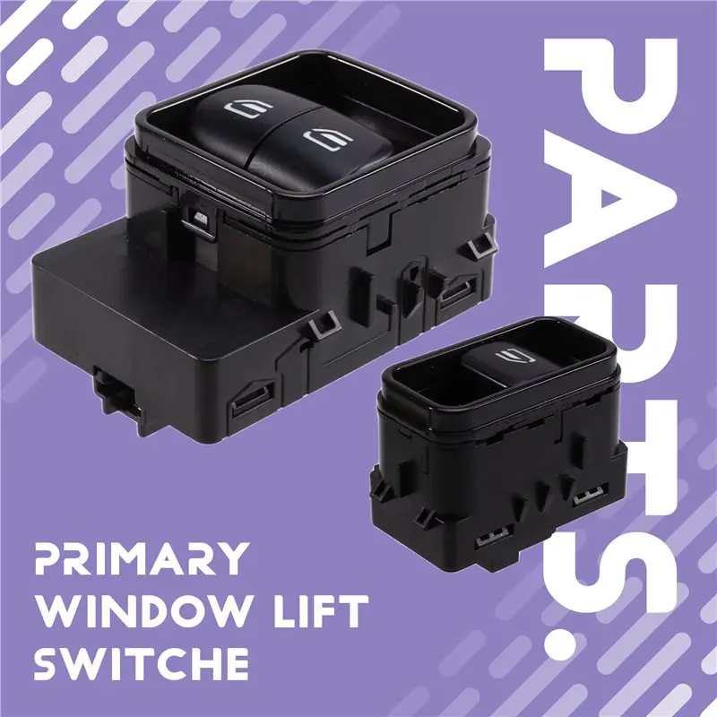 A04E-Primary & Secondary Window Lift Switches Button For Mercedes-Benz Sprinter 3,5-T Van (907, 910) 9079058902 & 9079050504