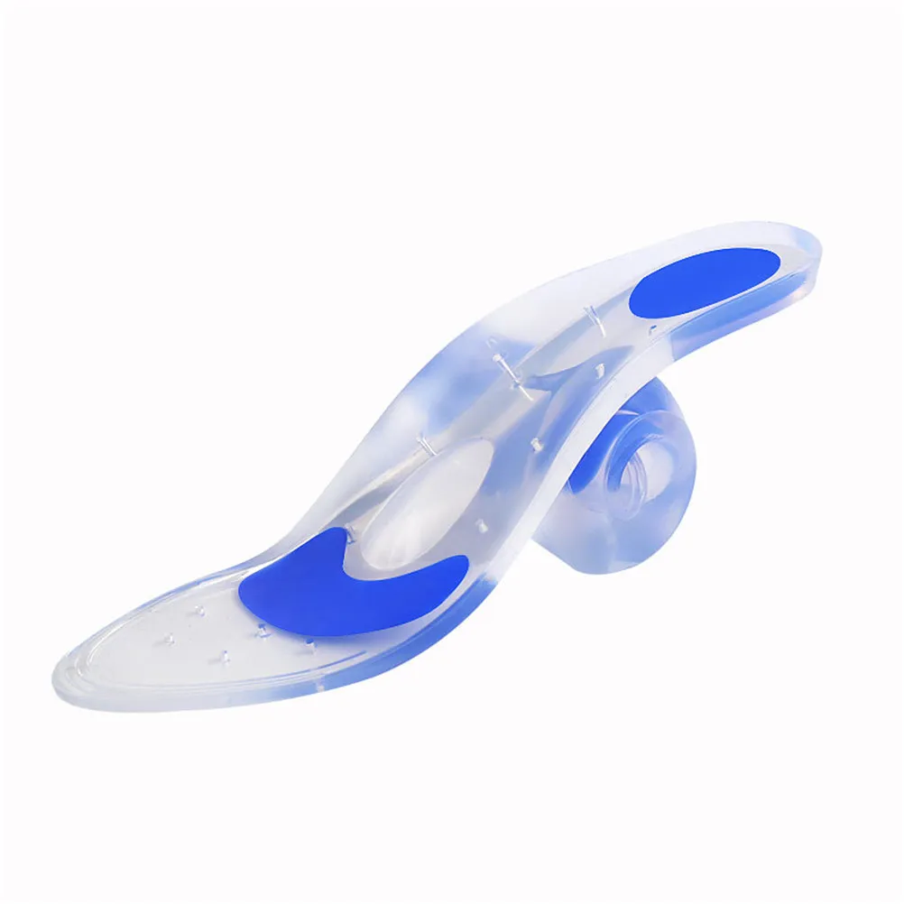 1Pair Grade Silicone Insoles for Active Lifestyles Superior Shock Absorption Joint Protection Motion Control Foot Care