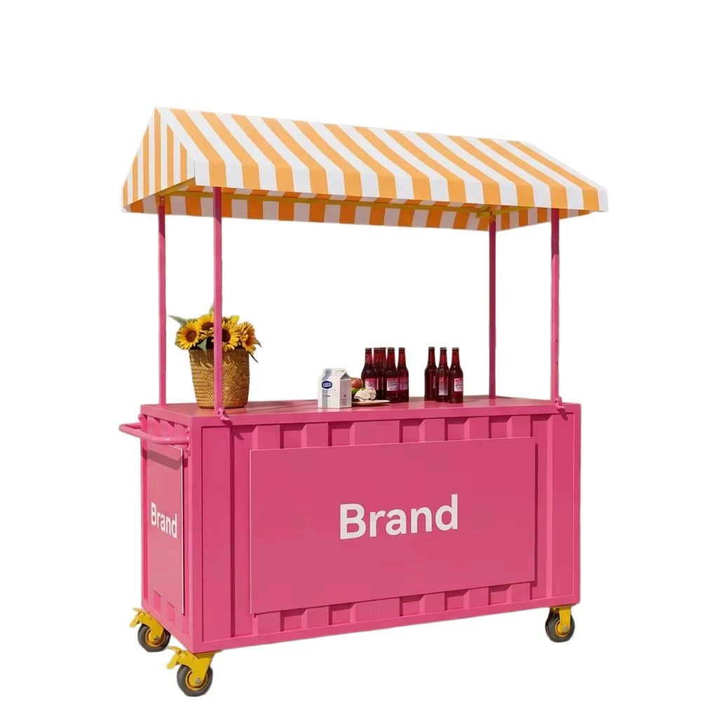 

Detachable Promotion Table Show Counter Outdoor Rack Market Stall Shopping Mall Removable Portable Booth Stall Cart