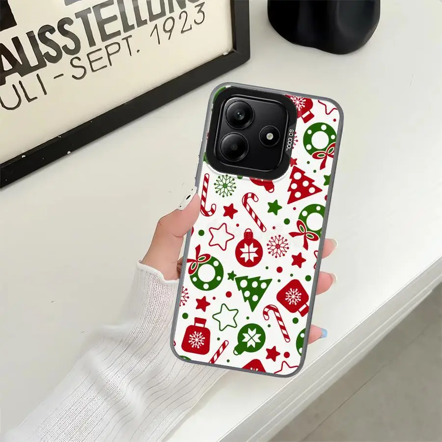 เคสโทรศัพท์ลายคริสต์มาส ดีไซน์สร้างสรรค์ สำหรับ Xiaomi Redmi Note 10s 14 Pro Plus 12s 10Lite 9s 13 12 11 11s