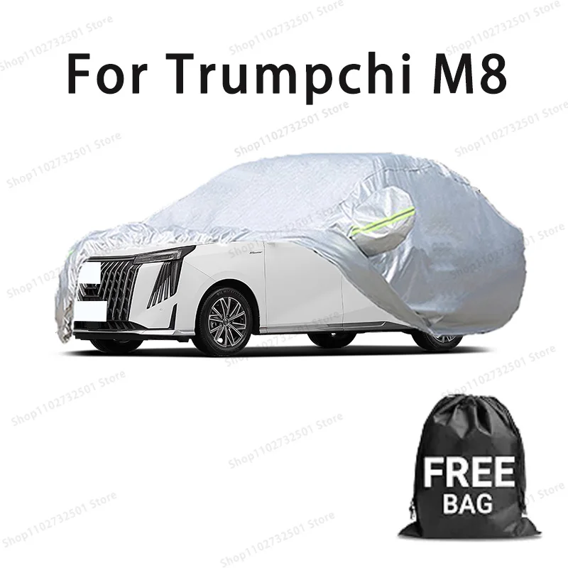 

Car cover For Trumpchi M8 Full cover Waterproof sun protection cover Scratch resistant cars accessories