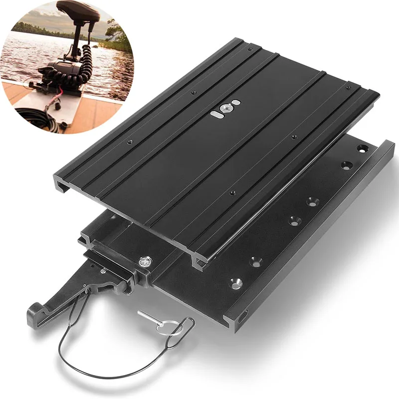 

1854060 MKA-32 for Minn Kota Ulterra, Terrova, PowerDrive, DeckHand 40 Trolling Motor Quick Release Bracket with Cover
