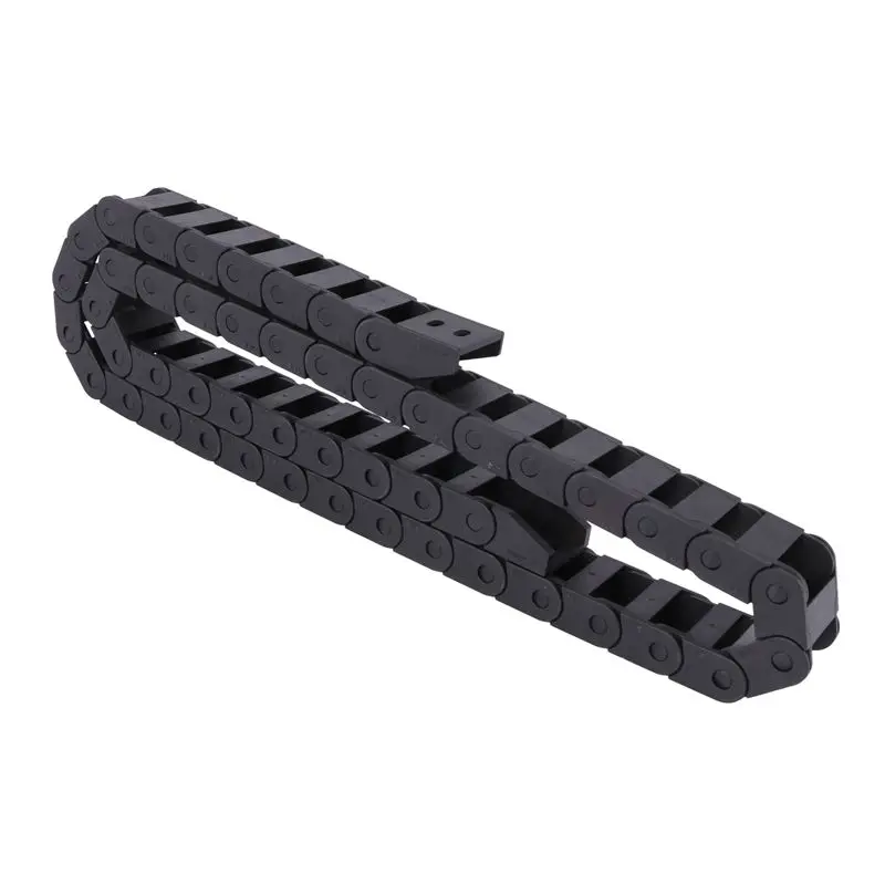 Y50A-8Pcs 10 X 20Mm 1M Open On Both Side Plastic Towline Cable Drag Chain