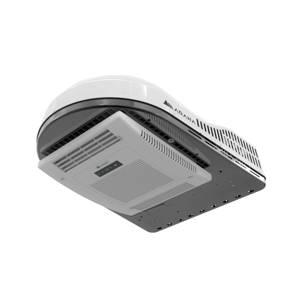 220V Camper Air Conditioner,Rooftop Parking Cooling Heating System,for RV Caravan Motorhome,Low Noise Ceiling AC Unit