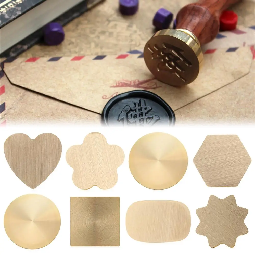 

Envelope Printing Scrapbooking Love Heart Round Wedding Invitation Paint Seal Merry Christmas Wax Copper Head Wax Sealing Stamp