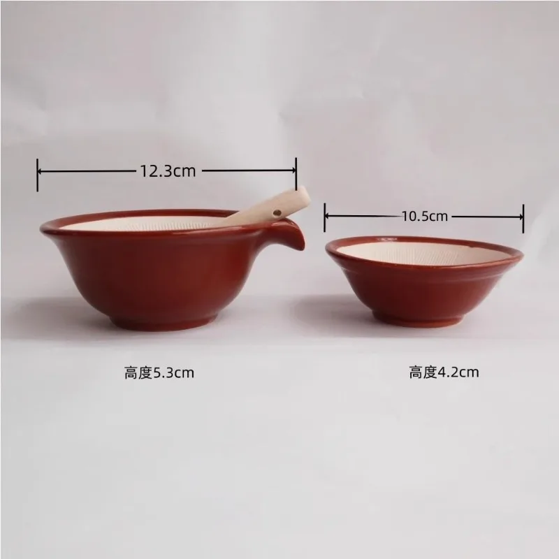 Japanese Fresh Wasabi Grinder Matcha Japanese Sashimi Ceramic Grinding Bowl Mashing Artifact Grinding Sesame Powder Tableware