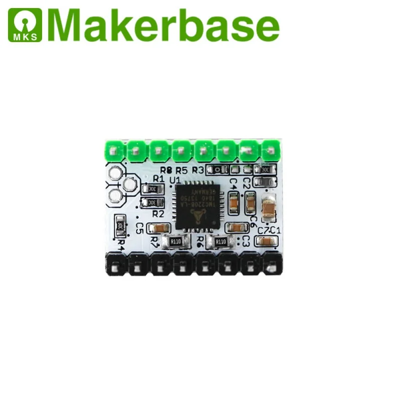 Controlador de Motor paso a paso MKS TMC2208, 5 piezas, Nema17Motor, disipador de calor silencioso, módulo de placa base SGen_L Robin Nano,