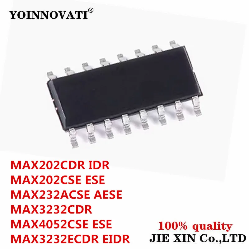 10Pcs New MAX202CDR MAX202 IDR MAX202CSE MAX232 MAX232ACSE AESE MAX3232CDR MAX3232ECDR EIDR MAX4052CSE ESE SOP16 module Stock