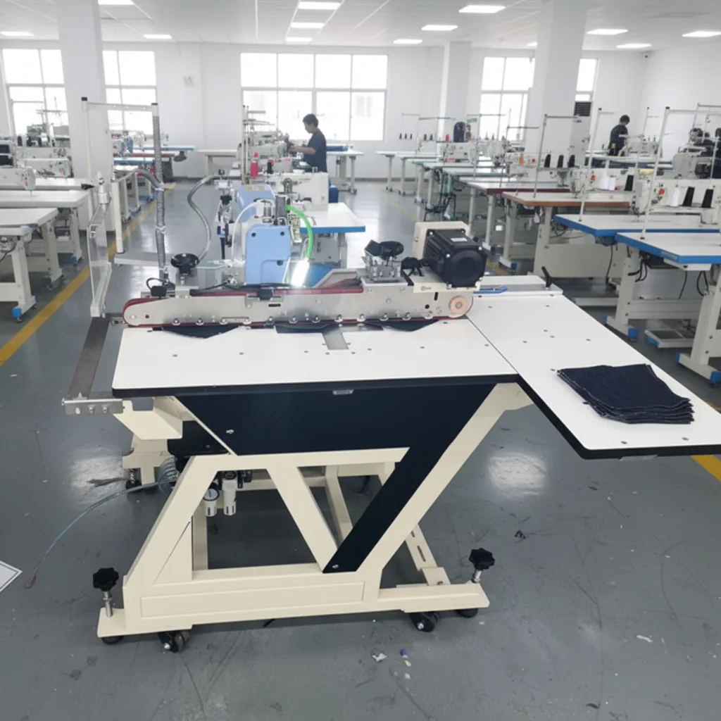 ATV&UTV2026 Ts-W500 Lock Stitch Pocket Hemming Machine Factory Cheap Price  Pocket Hemming Sewing Machine Folding Pocket Sewing