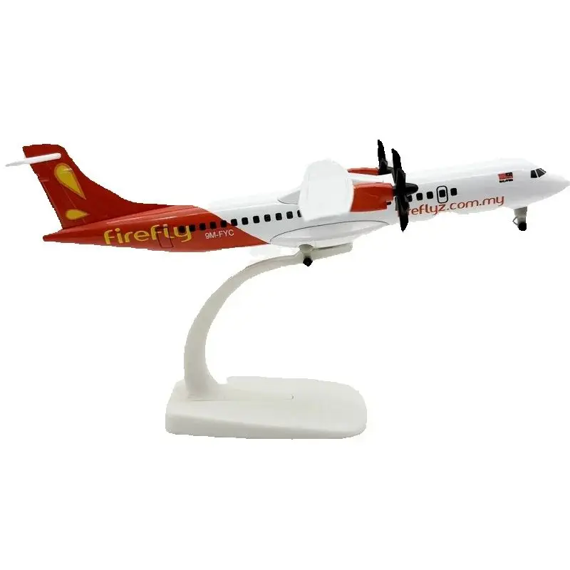 Model Diecast Alloy 20CM Airplane Aircraft Firefly ART Airlines Airways Plane ATR Airways Firefly Propeller With Stand Decor