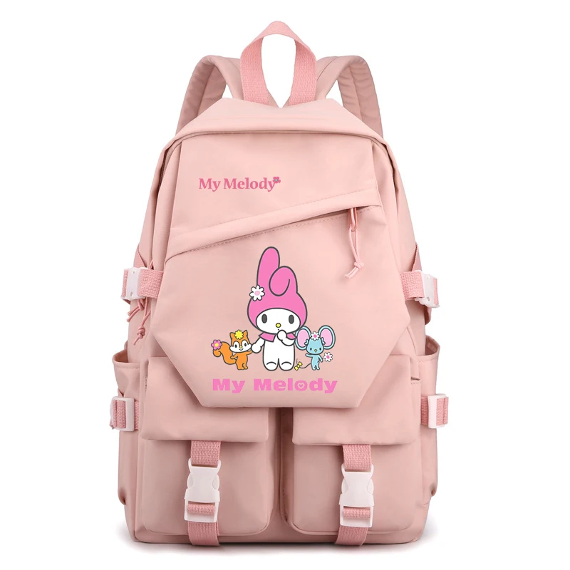 

Kawaii Sanrio My Melody Student School Backpack Cartoon Kids Girl Rucksacks College Mochila Teenager Casual Travel Bags