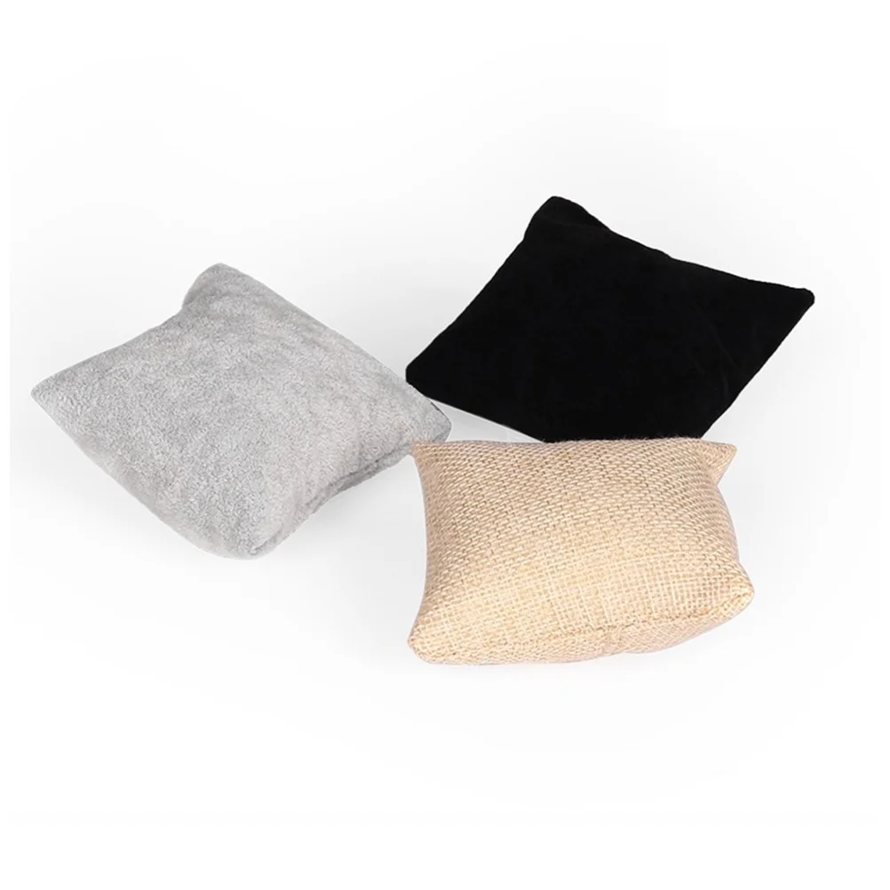 

6pcs Pillow Watch Cushion Soft Bracelet Display Pillow Jewelry Wrist Band Bangle Bracelet Chain Decor Mats Collectors Room