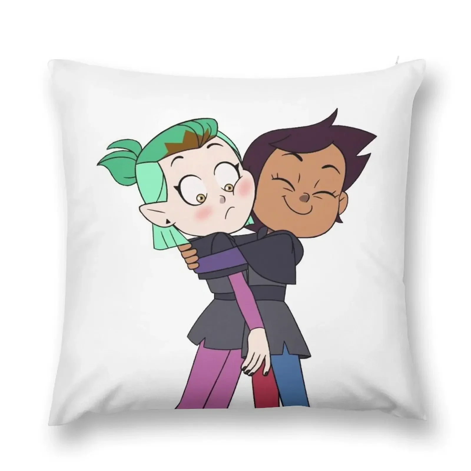 Luz & Amity Hug - Lumity Throw Pillow pillow cover christmas New year Custom Cushion Photo Sofa Cushion Cover pillow