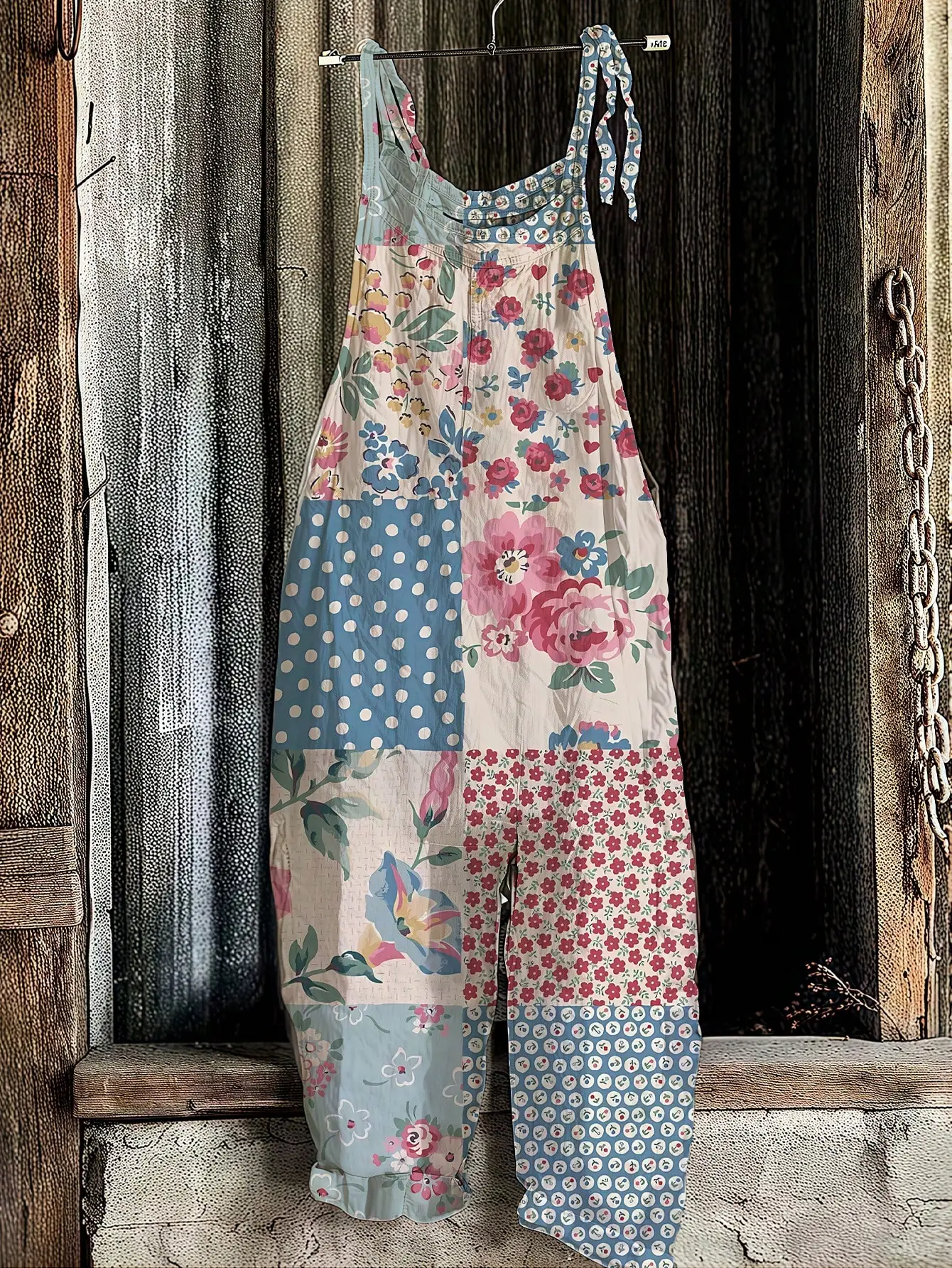 

Casual Women's Loose Wide Leg Romper Pant Fashion 3D Print Comfortable Ambience Romper Pants Pullover High Waist Streetwear 2025