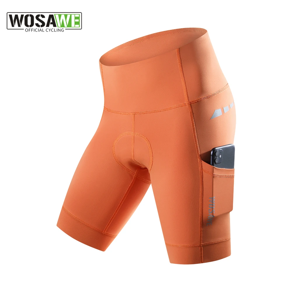 

WOSAWE Women Bike Shorts 5D Gel Padded Cycling Shorts MTB Mountain Road Biking Riding Half Pants Tights