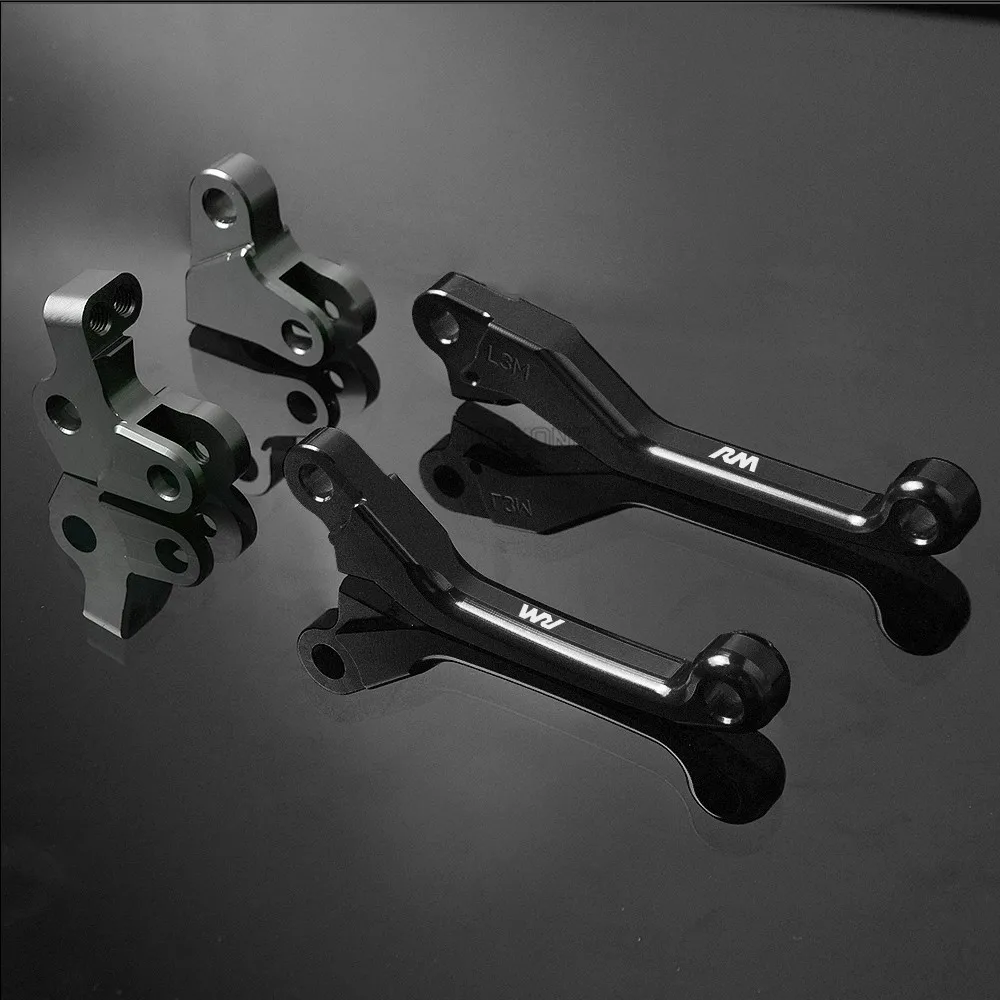 For SUZUKI RM125 RM250 RM 125 250 1996-2003 1997 1998 1999 2000 2001 2002 Motocross CNC Pivot Brake Clutch Levers Dirt Bike