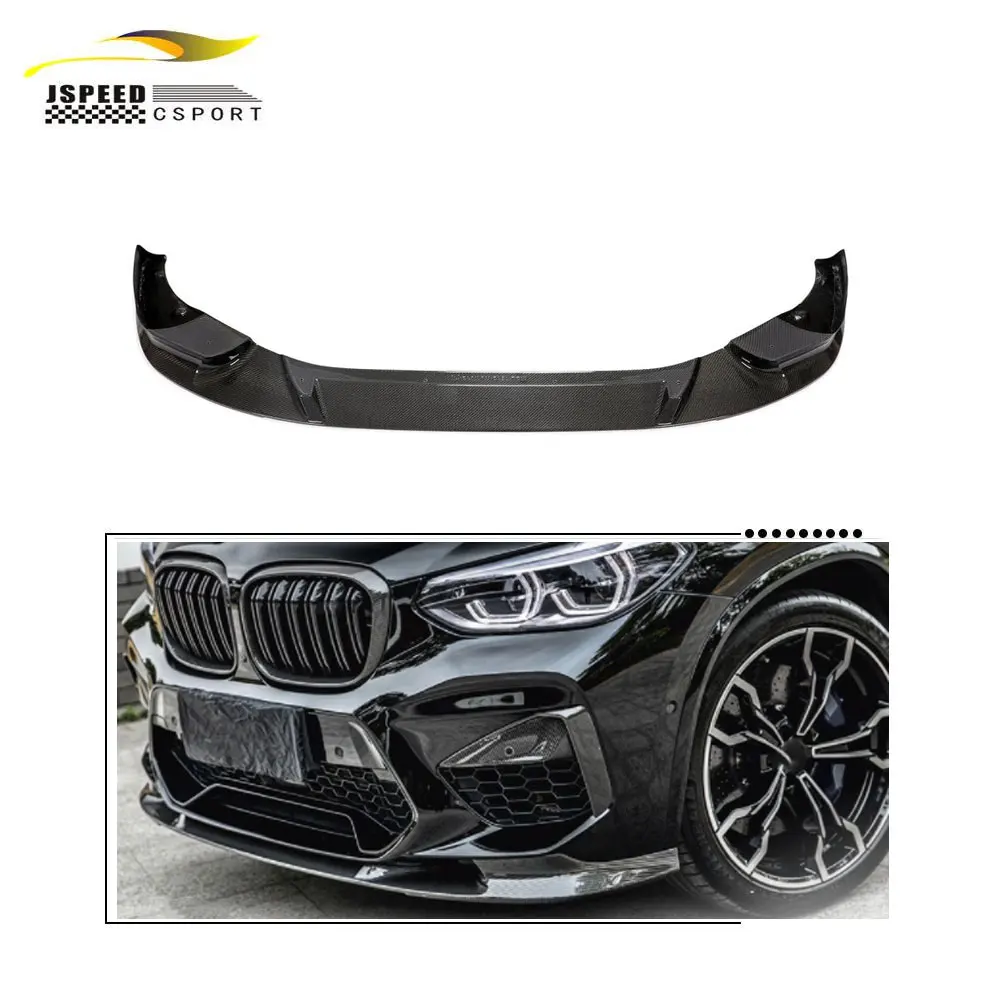 

Suitable for BMW F97X3M F98X4M 2019-2021 carbon fiber X3M front bumper lip separator