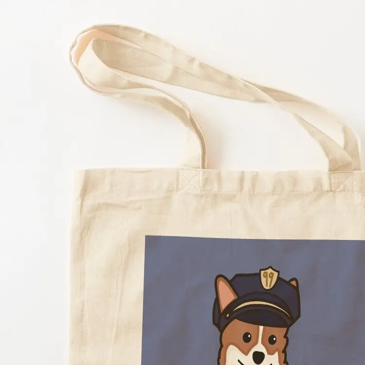 Cheddar with Police Hat Tote Bag Women's shopping bag tote bag canvas Canvas stote custom canvas