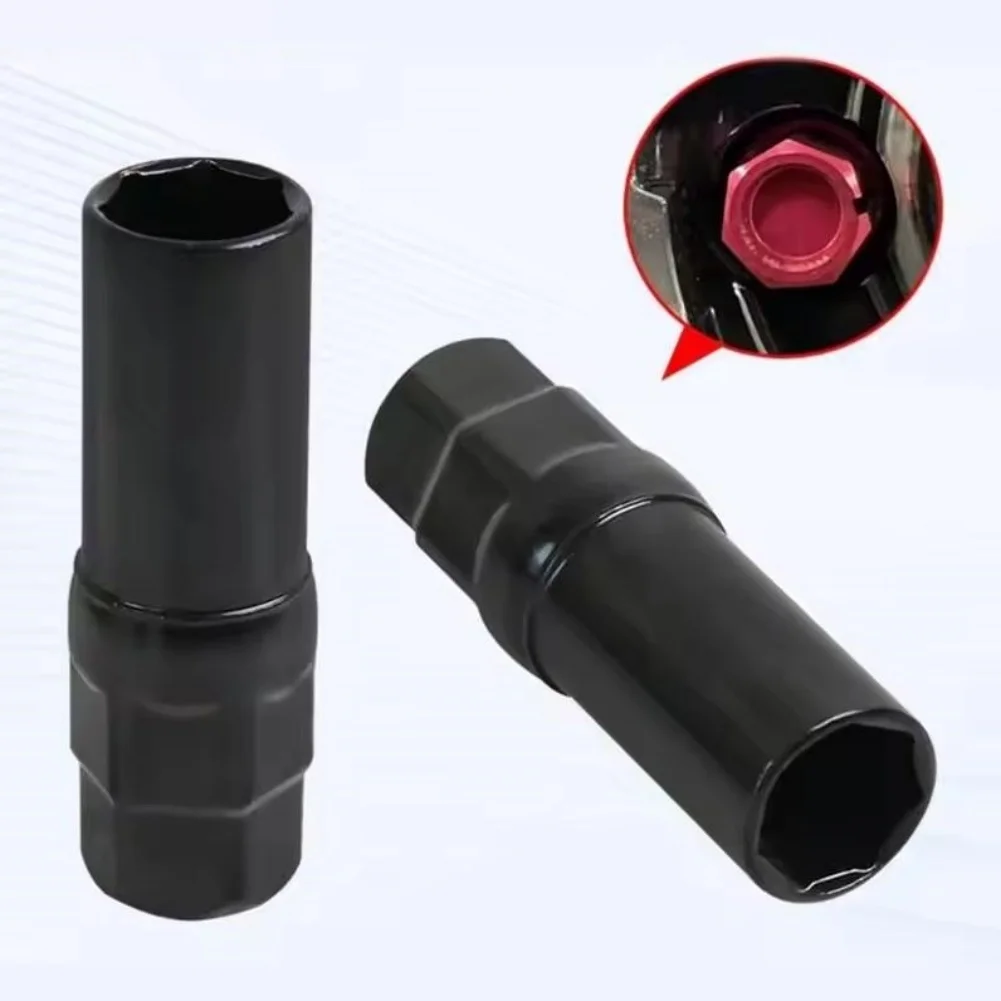 Tire Maintenance 16.5mm Lug Nut Socket Efficient Tire Maintenance Tool Chrome Vanadium Steel 7*1.9*2.05cm Anti-Slip Design