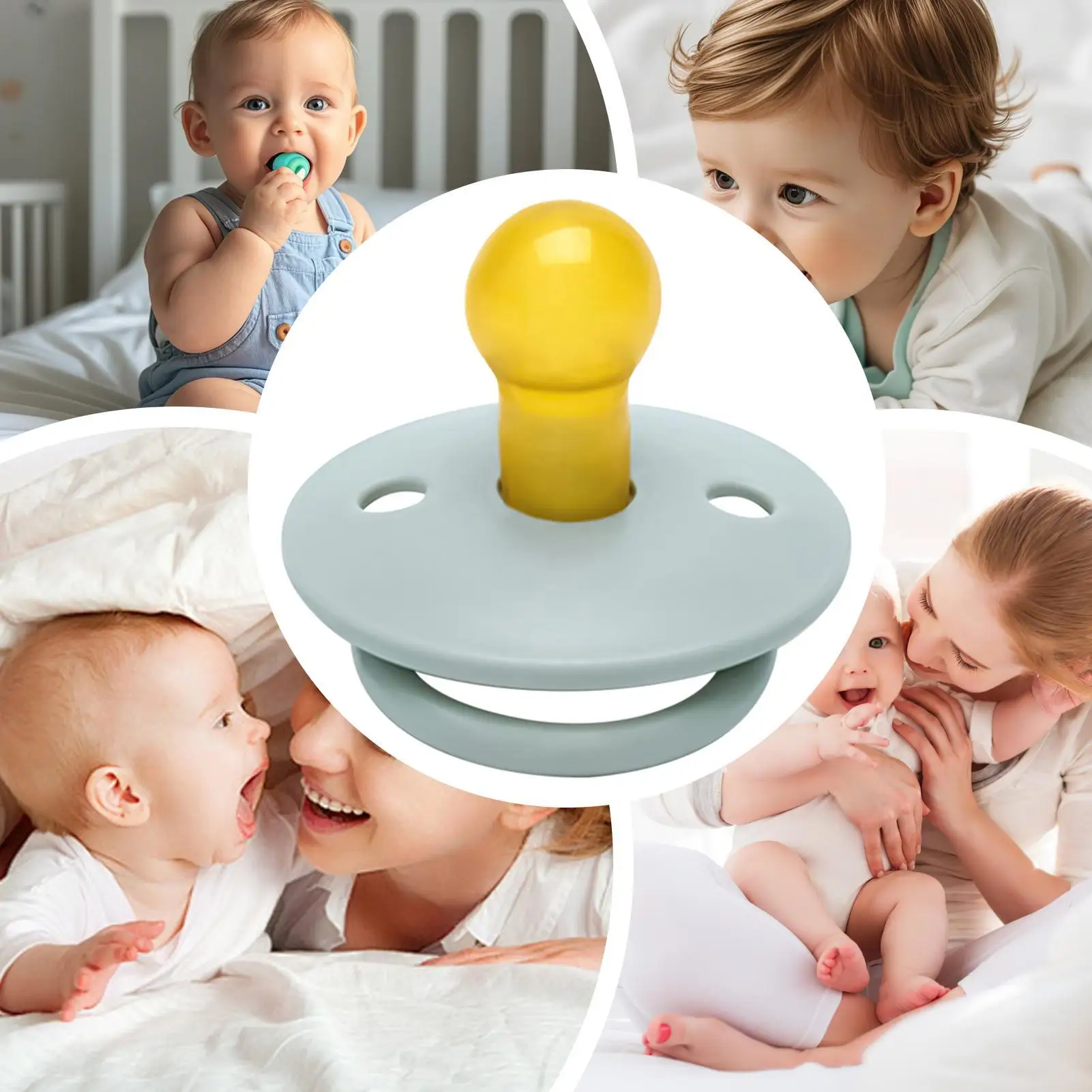 

Baby Soothing Breastfeeding Pacifier Food Grade Silicone BPA Free Infant Nipple Soft Nursing Accessories Newborns Dummys Soother