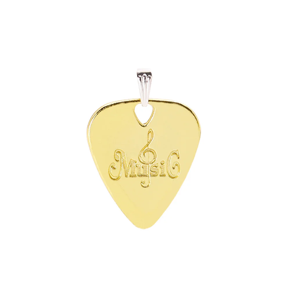 

1pc Zinc Alloy Metal Guitar Pick Ultra-Thin Lightweight Wear-Resistant Smooth Edges For Guitar Bass Ukulele Banjo Players Golden