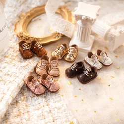 Blythe-Chaussures en cuir de vachette faites à la main, accessoires de petites chaussures de beurre, petit gril, UFDOLL, mini corps, OB24, OB22