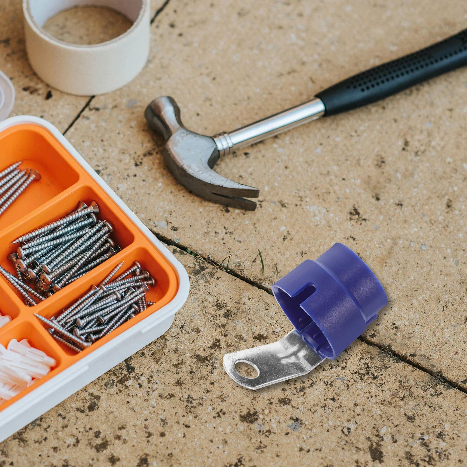 

Universal Trailer Connector Holder Durable Materials Rv Electrical Plug Bracket Compact Design Safe Driving Experience