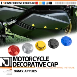 For Yamaha XMAX300 Xmax 250 300 2018-2023 Modified Air Filter Decorative Screws Filter Outer Covers Screws Motocycle Accessories
