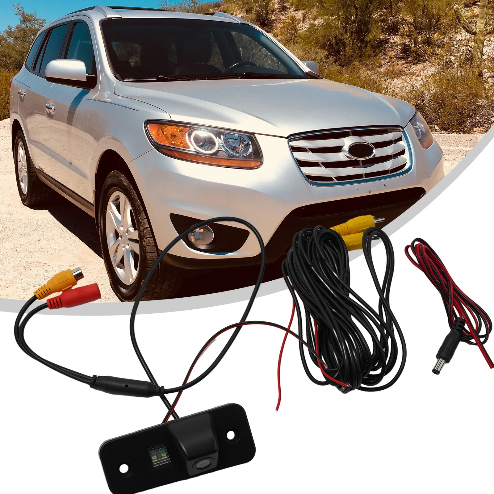 For HYUNDAI Santa Fe 2006-2012 1280P Resolution Ip68 Waterproof 170 Degree Wide Angle Backup Camera