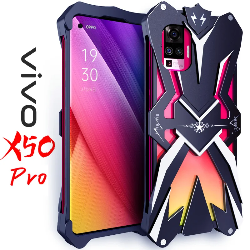 Zimon Luxury Thor Heavy Duty Armor Metal Aluminum Phone Case For Vivo X200 X100 X100S x90 x80 x60  X50 Pro Plus Cover Cases