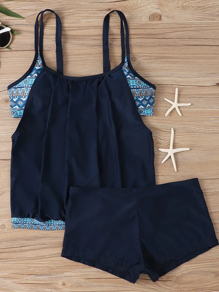 

L-5XL Plus Size High Waist Bikini Women's Push Up Large Size 3XL 4XL Swimsuit Summer Mujer Tummy Control Swimwear Bikini Sets