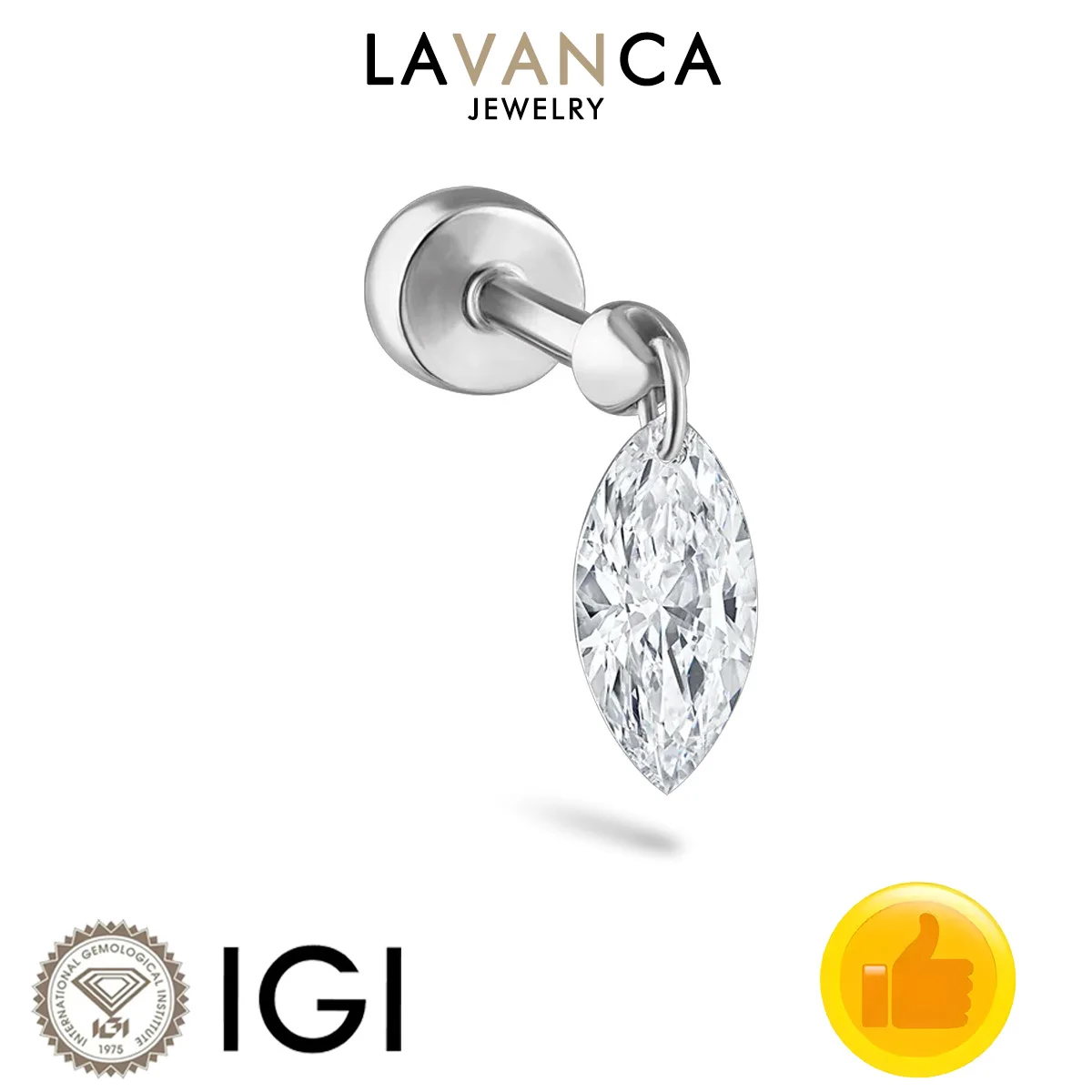 Marquise Cut Lab Gr…