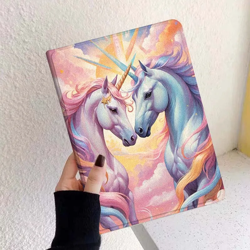 

Colorful Horse Popular Art Tablet Case For Xiaoxin Lenovo Pad Tab K10 K11 M10 P12 P11 Pro GT Gen2 Plus Legion Y700 Y900 12.1
