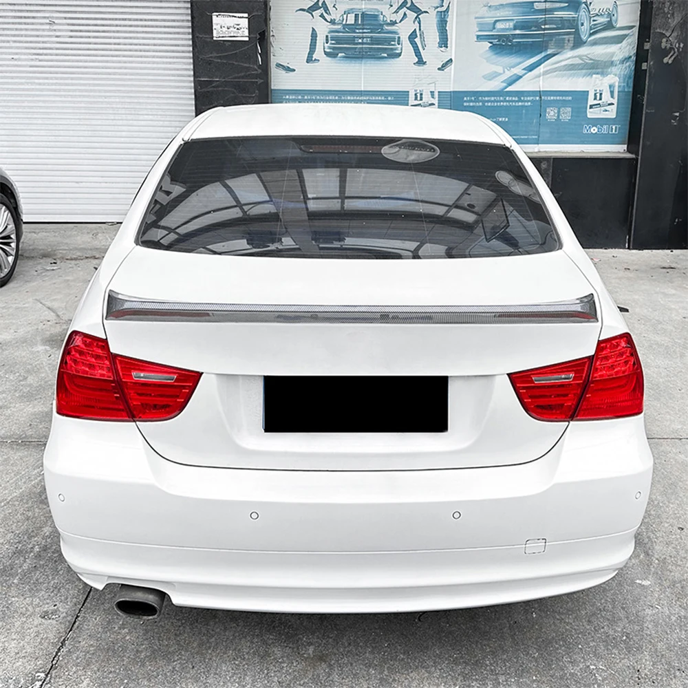 For BMW 3 Series E90 2005 06 07 08 09 10 11 12 CSL Rear Trunk Spoiler Lid Wings Splitter Lip Exterior Tuning Accessories Parts