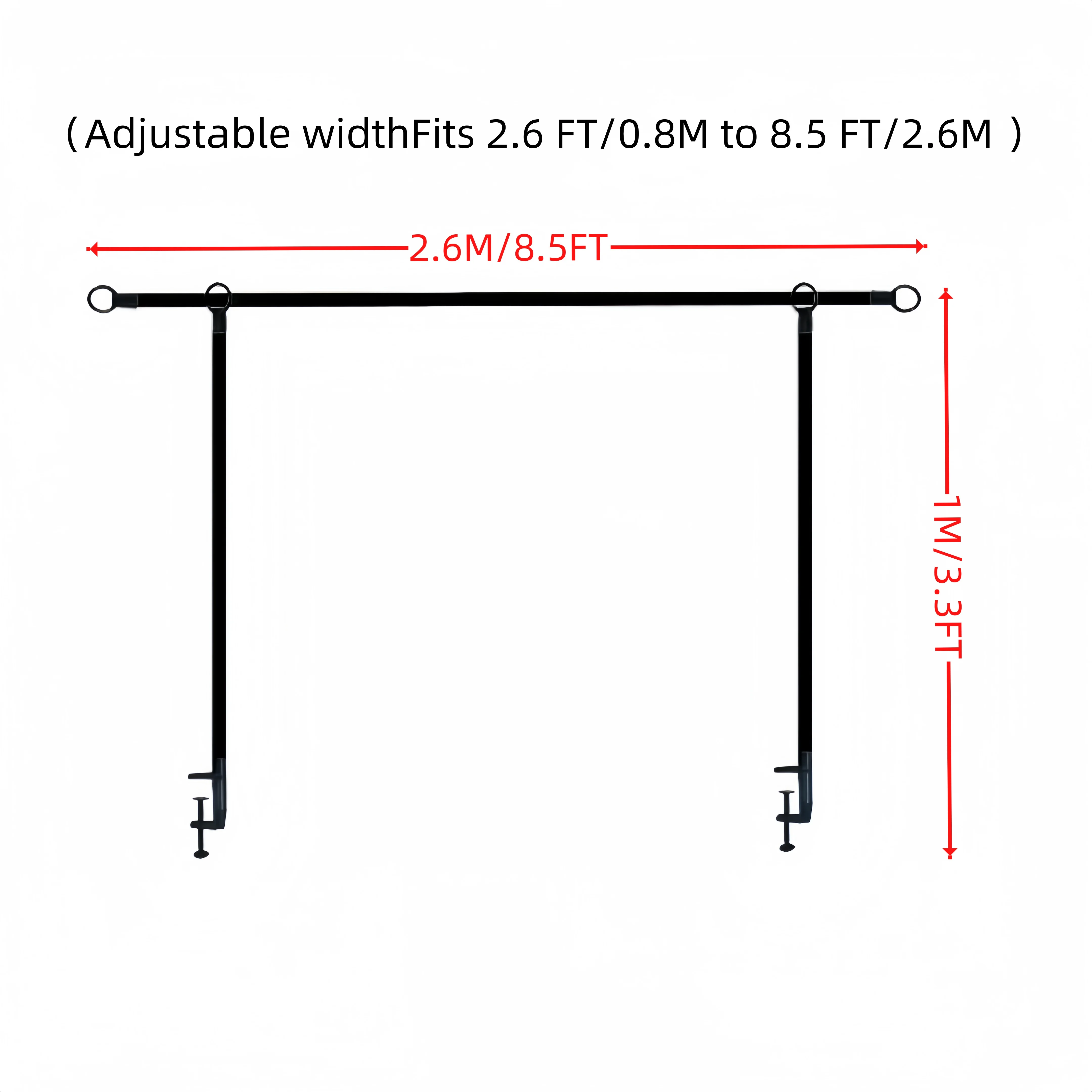 Nuovo supporto per arco da tavolo di vendita calda, sfondo decorativo per feste di compleanno, supporto per palo ad arco in ferro regolabile