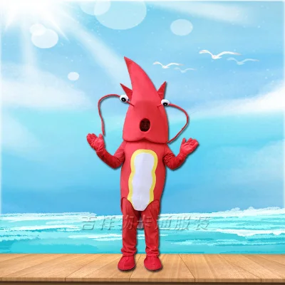 

Новый взрослый пенопластовый лобстер необычный мультяшный костюм талисмана плюшевое рождественское нарядное платье костюм талисмана на Хэллоуин