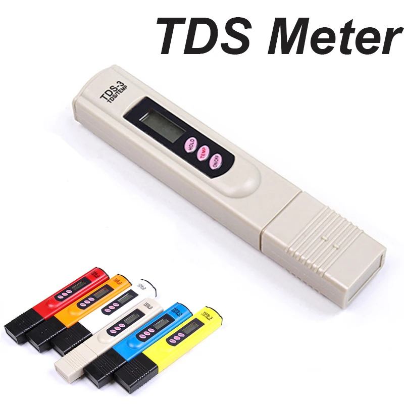 Medidor Digital LCD Portátil para Análisis de Agua, Rango de Medición 0-9999 ppm, Pantalla LCD, Instrumento de Prueba de Dureza del Agua