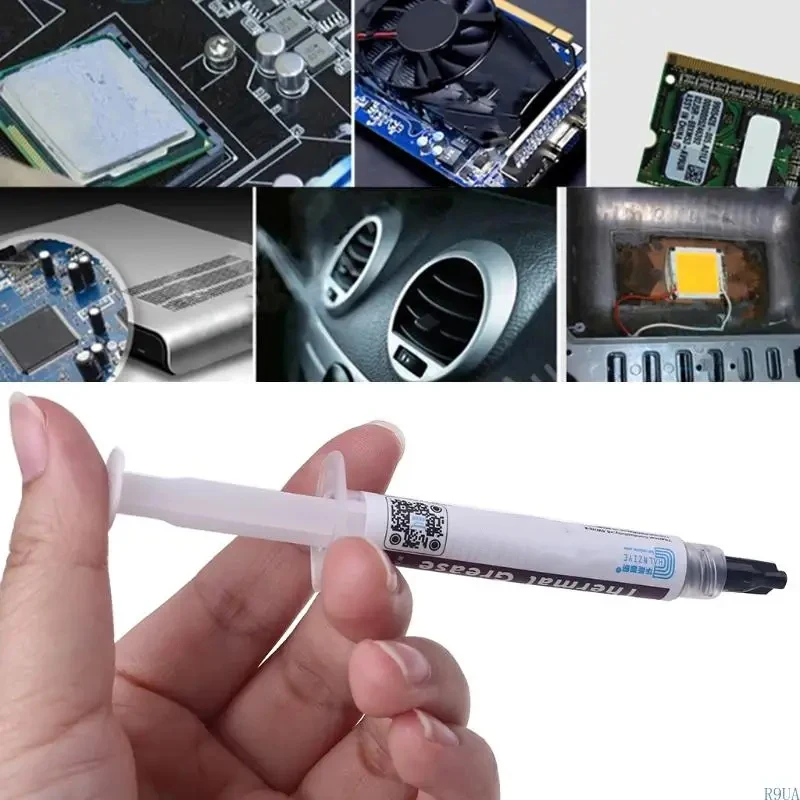 معجون حراري مركب شحم حراري عالي الأداء لوحدة المعالجة المركزية المبرد وحدة معالجة الرسومات وحدة إضاءة الجري اليومية معجون تبديد الحرارة