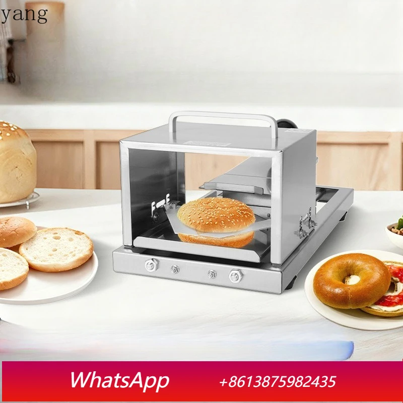 

YJQ bread slicer commercial kitchen utensils hamburger cutter stainless steel manual