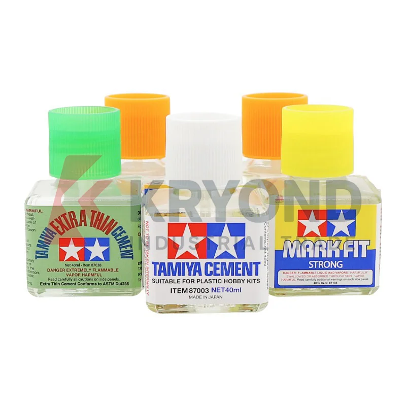 TAMIYA Extra Thin Cement High Strength Seamless Sealant for Gundam Figures Scale Models Plastic Bonding Quick Drying Hobby Use