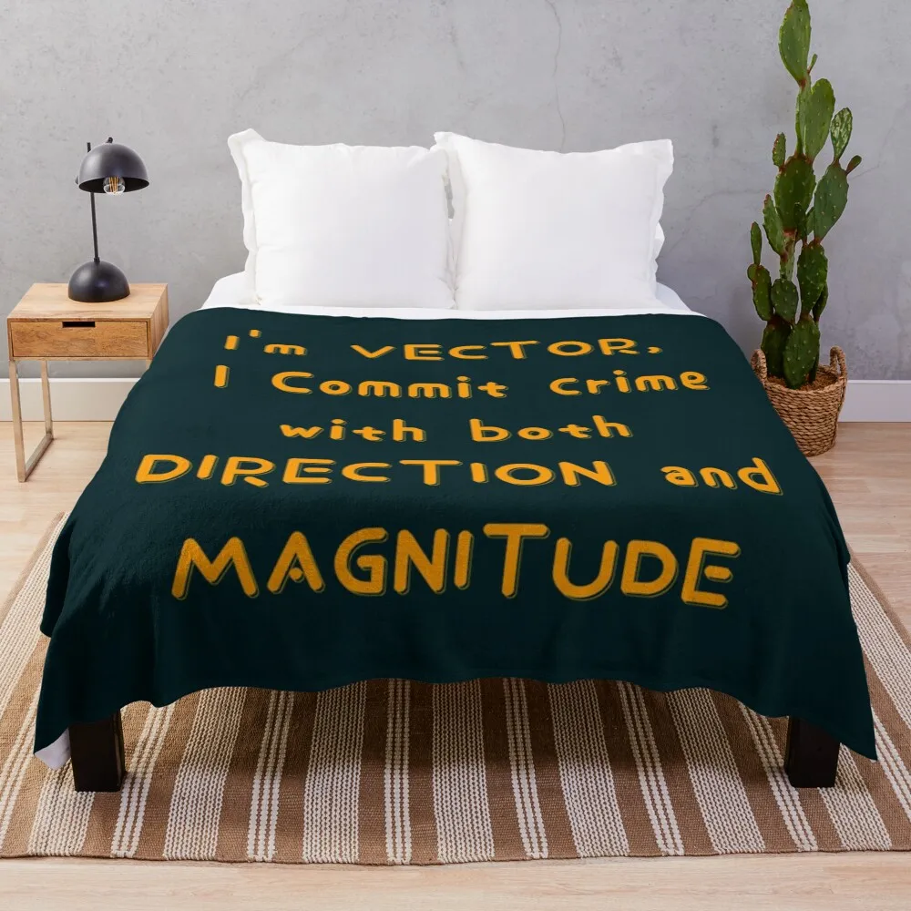 

I_m VECTOR - Despicable Me Throw Blanket Cozy Microfiber Throw Blanket for Home Bedroom