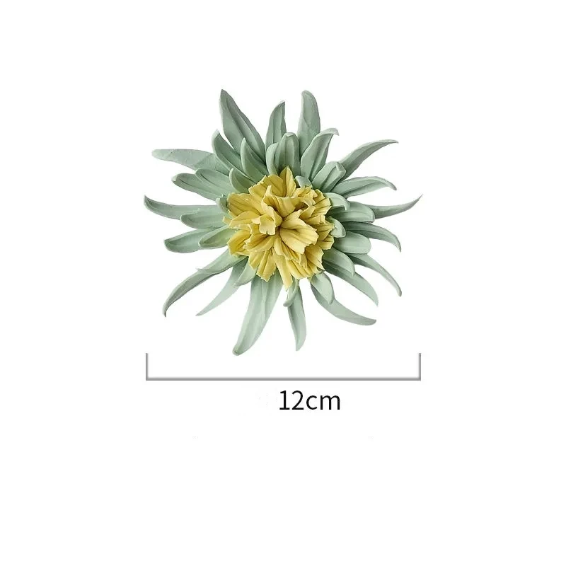 Decoración de pared de flores de cerámica, adorno de porcelana, fondo decorado, adorno de pared, mariposa, colgante de begonia, adorno ornamental
