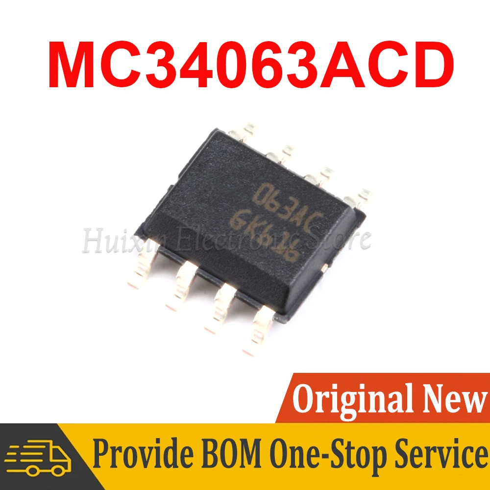 

5PCS MC34063ACD SOP8 MC34063A SOP 063AC SMD New and Original IC Chipset