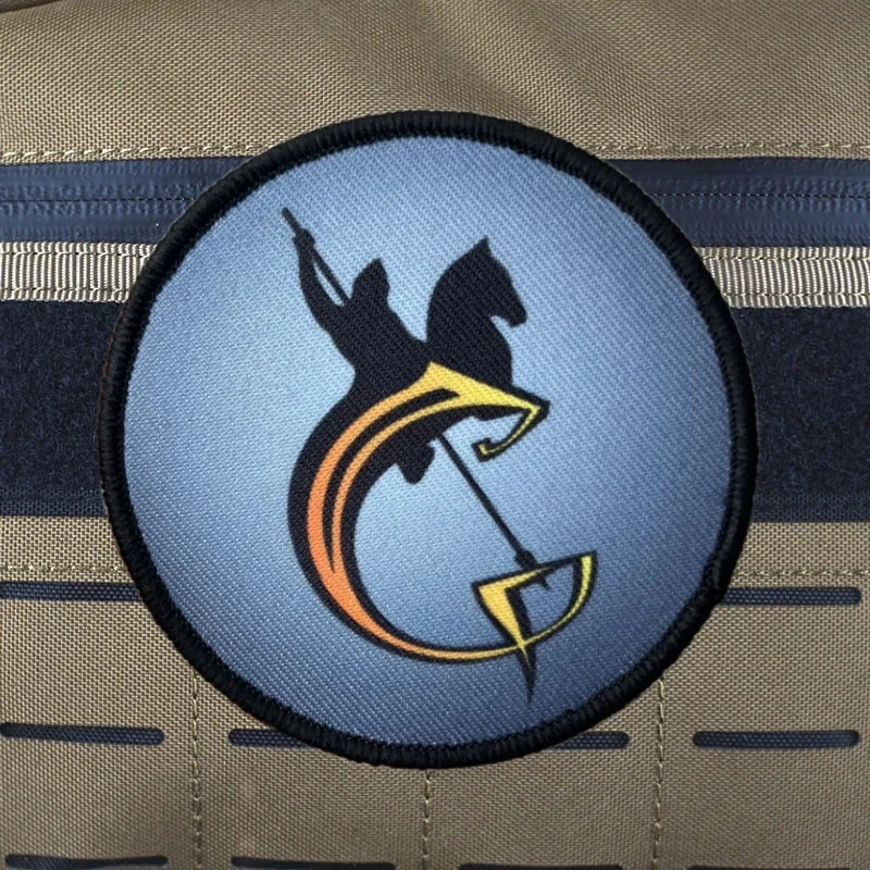 

St George and Dragon Tactical Patch on Clothes Morale Badge Printed Armband Hook Loop Military Patches Backpack Stickers